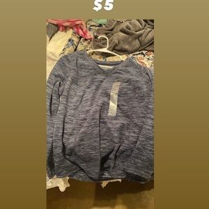 Long sleeve fleece shirt